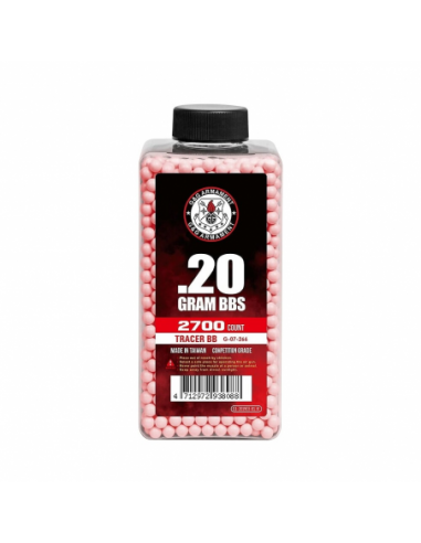 BOLAS TRAZADORAS ROJAS 0,20G G&G 2700BBS
