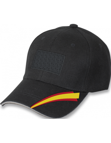 GORRA NEGRA CON VELCRO