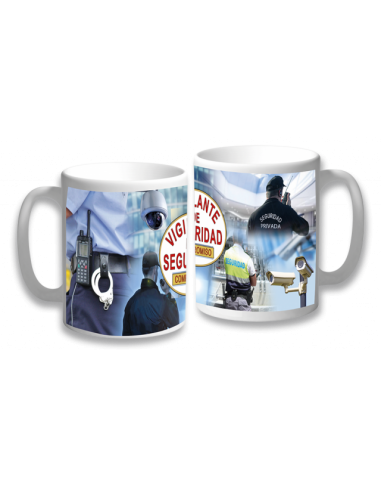 TAZA CERAMICA VIGILANTE DE SEGURIDAD