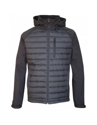 CHAQUETA GLOBO SOFT SHELL NEGRA