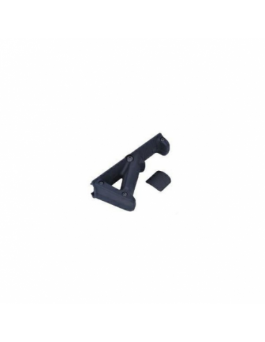 EMPUÑADURA ANGULAR PARA RAIL NEGRO