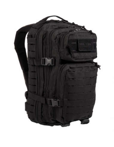 MOCHILA MILTEC TACTICA NEGRO 36 LITROS.