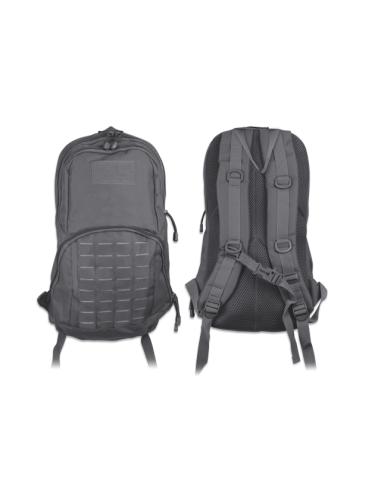 MOCHILA MILITAR NEGRO CORTE LASER