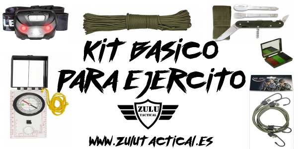 Lista Material Ejercito de tierra / Pack CEFOT / KIT CEFOT